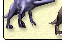 3Dポリゴン恐竜