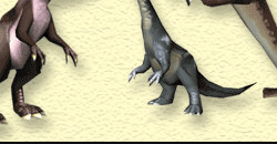 3Dポリゴン恐竜