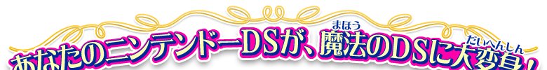 あなたのニンテンドーDSが、魔法のDSに大変身！